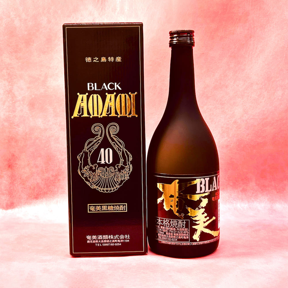 道の駅 とくのしまいちば｜黒糖焼酎 ブラック奄美 40度 720ml✖️2本